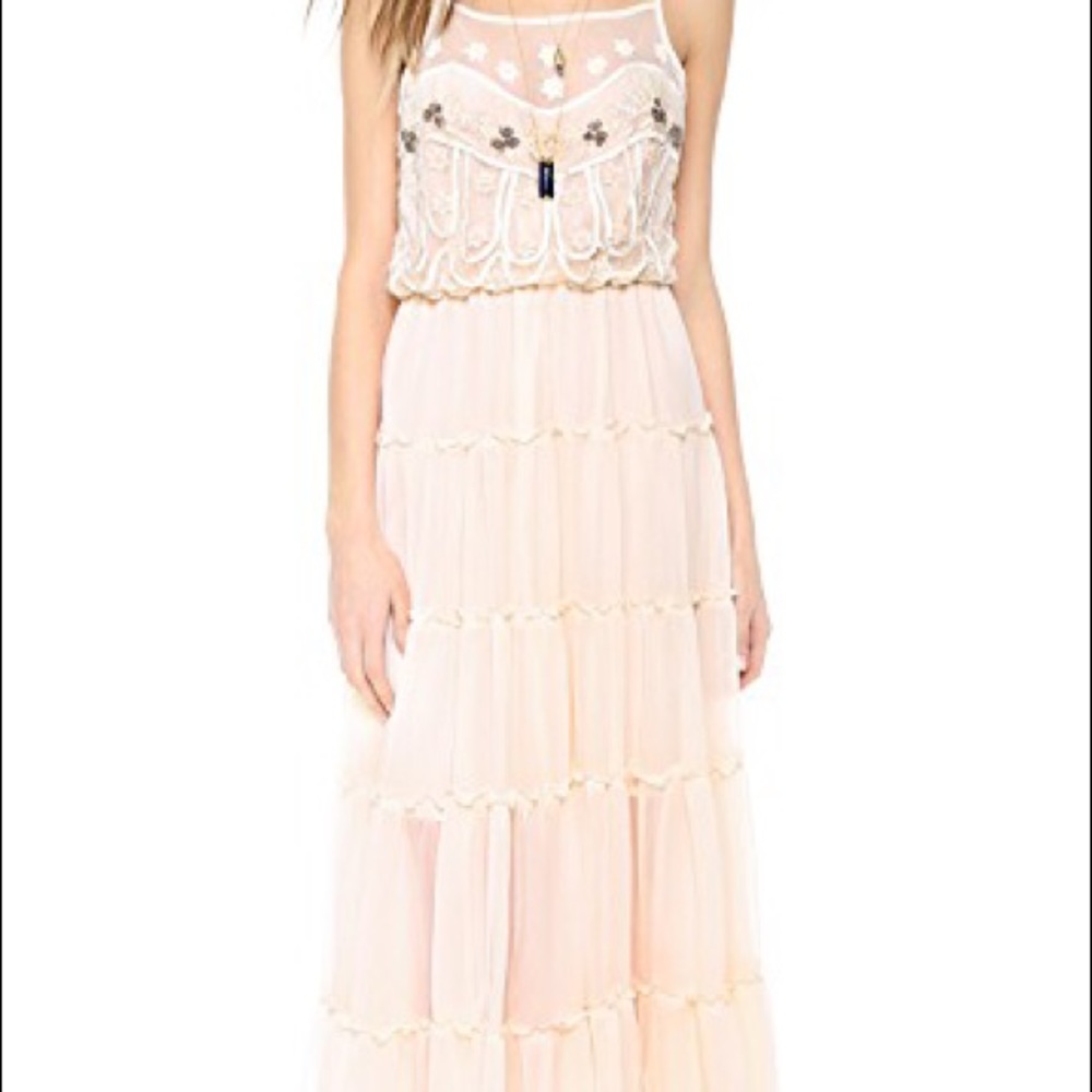 Free People NWT Sprinkled Stardust maxi Size S